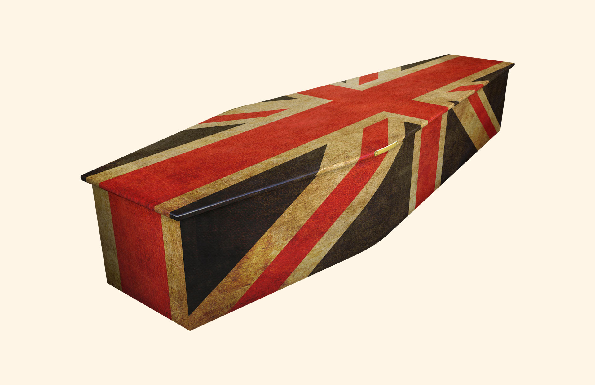Victorious design on a traditional coffin